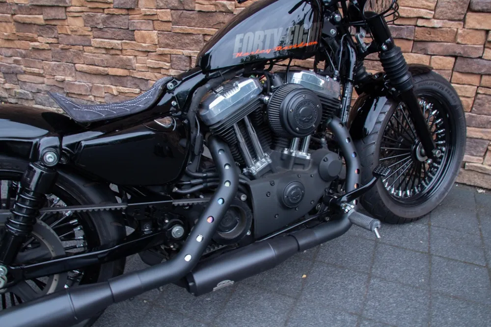 2012 Harley-Davidson XL1200X Forty Eight Sportster Jekill & Hyde Fatspoke *VERKOCHT*