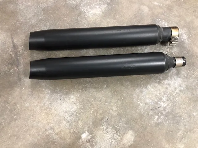 Uitlaatdempers Harley-Davidson Touring M8 origineel zwart (2017-2020)