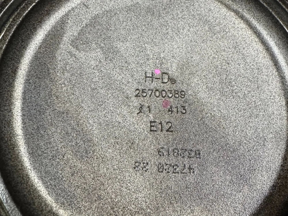 Harley-Davidson 5 Hole Touring 114 Gloss Black Derby Cover 25700389