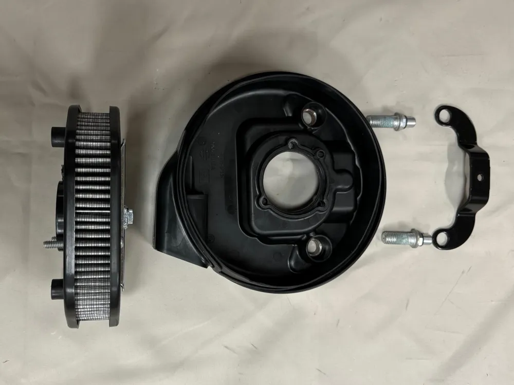 Harley-Davidson XL1200X Forty Eight luchtfilter backplate met filterelement 29000015A / 29400015