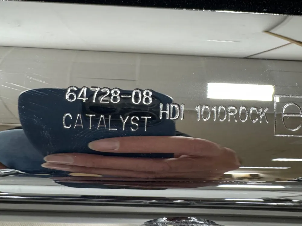 Uitlaatdempers Harley-Davidson Softail Slim Blackline Crossbones Chroom zgan (2008-2016)