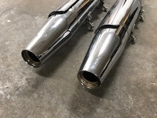 Uitlaatdempers Harley-Davidson Sportster Iron 883 chroom 64900161