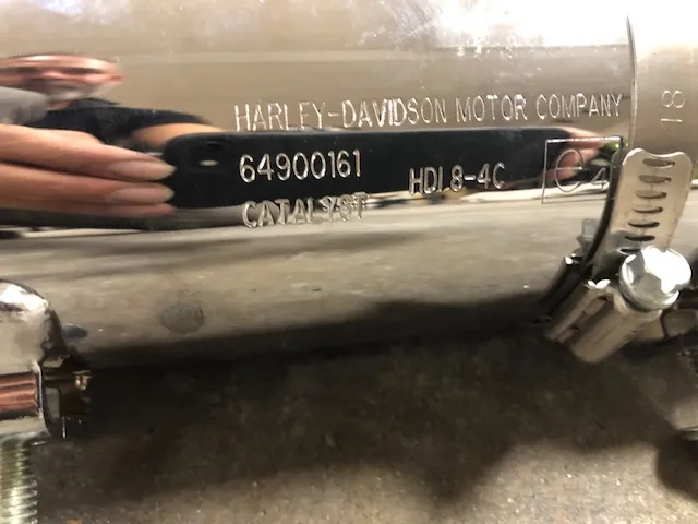 Uitlaatdempers Harley-Davidson Sportster Iron 883 chroom 64900161