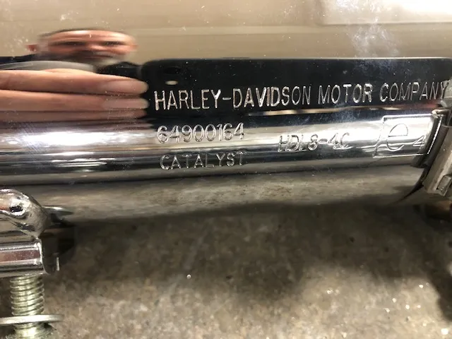 Uitlaatdempers Harley-Davidson Sportster Iron 883 chroom 64900161