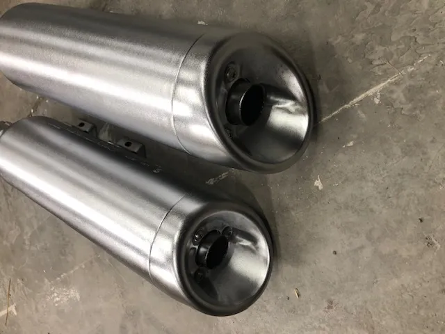 Uitlaatdempers Harley-Davidson Fat Bob Softail FXFB(S) origineel 64900720