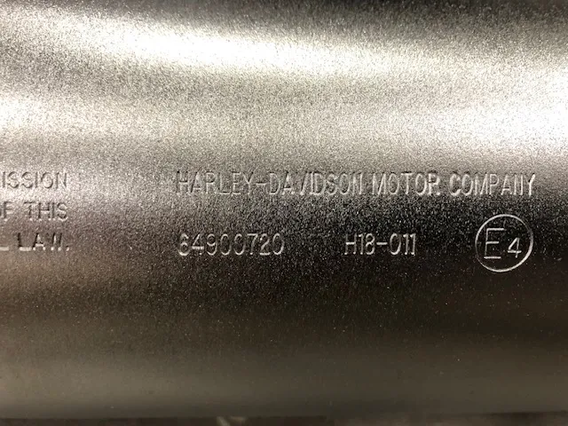 Uitlaatdempers Harley-Davidson Fat Bob Softail FXFB(S) origineel 64900720