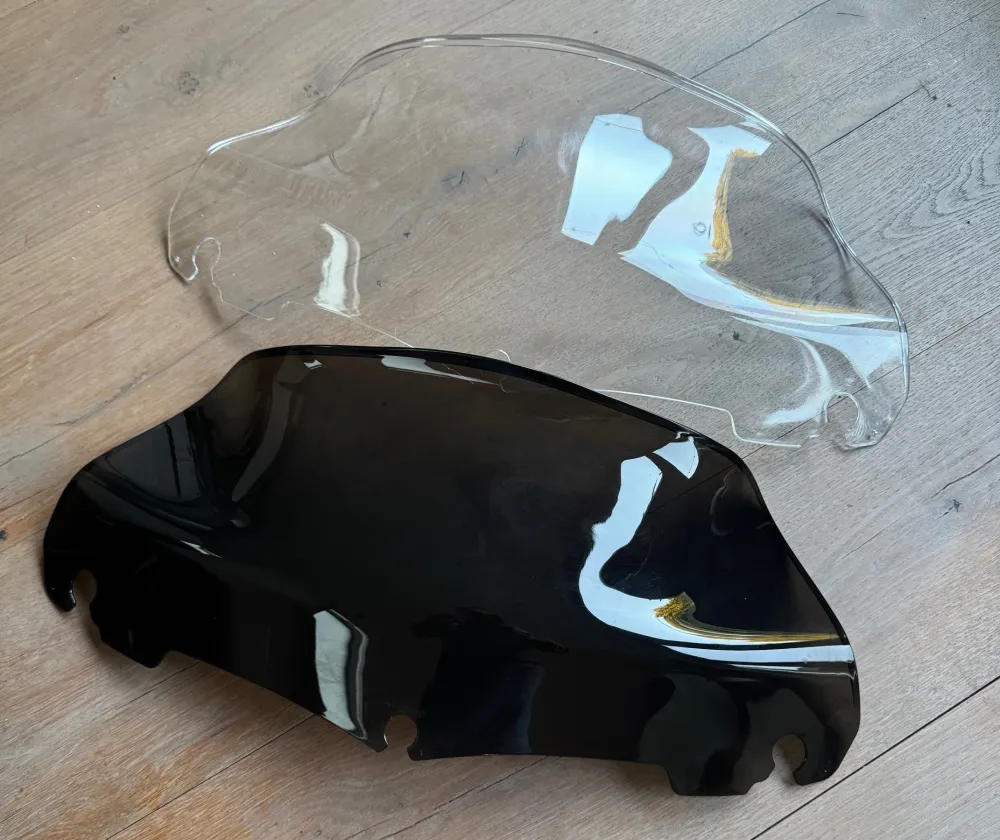 Motea Windscherm Wave 9" set zwart + helder Touring (2014-up)