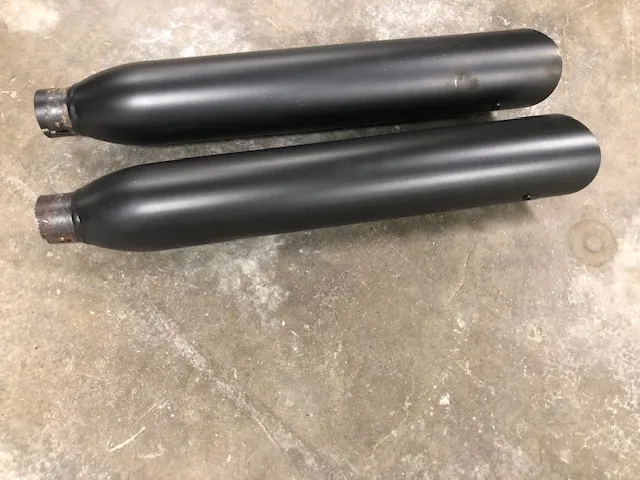 Uitlaatdempers Harley-Davidson Screamin Eagle slash cut zwart Dyna (2007-2017) 80792-10