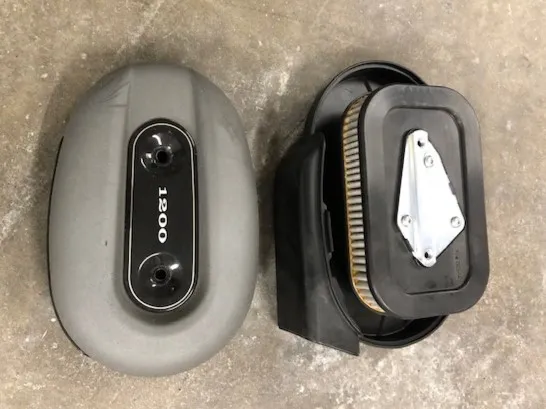 Luchtfilter Harley-Davidson Sportster XL 1200 ovaal grijs 28793-10