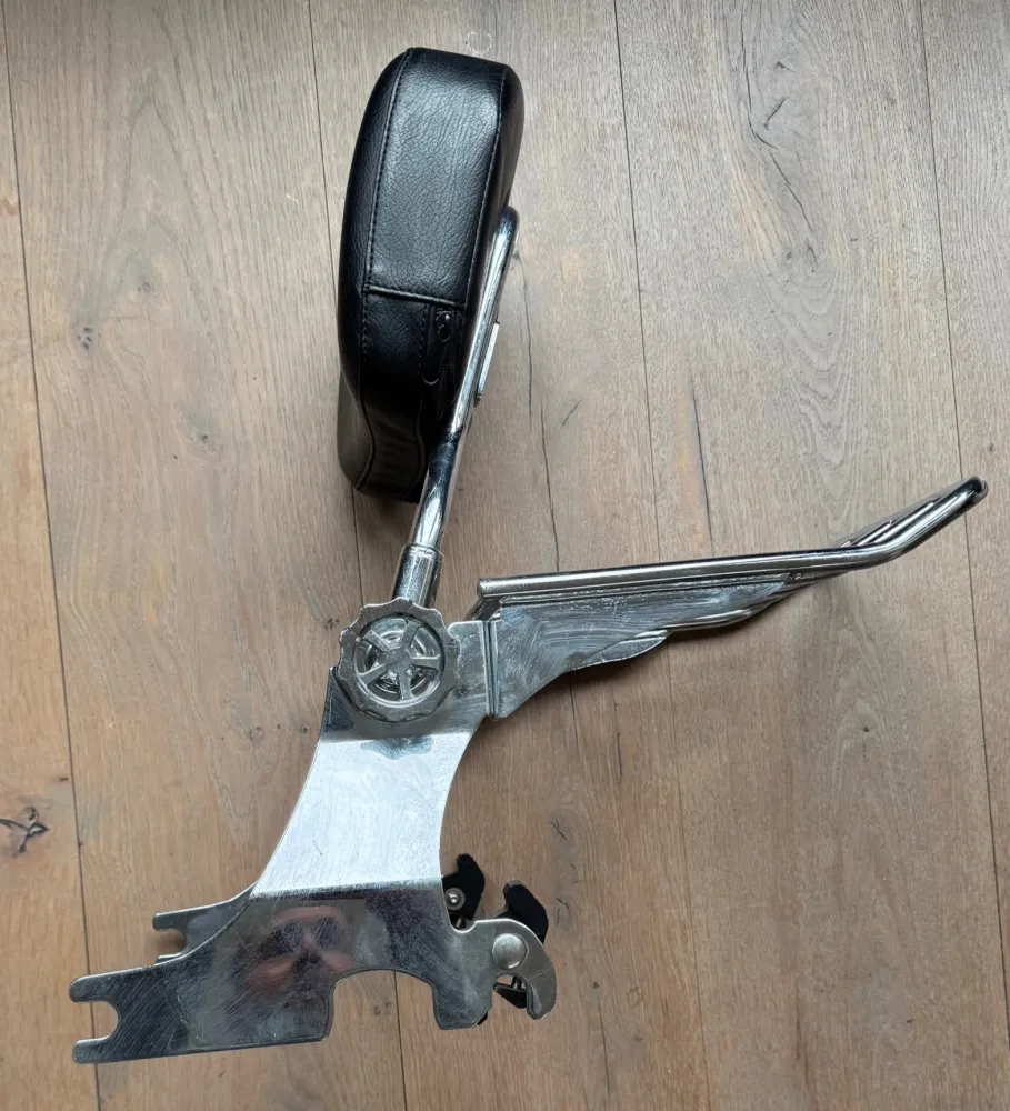 Afneembare en verstelbare sissybar met bagagerek chroom Sportster (2004-2020)