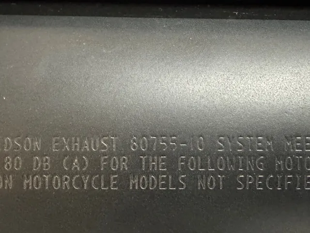 Uitlaatdempers Harley-Davidson Screamin Eagle Softail zwart (2007-2017) 80752-10