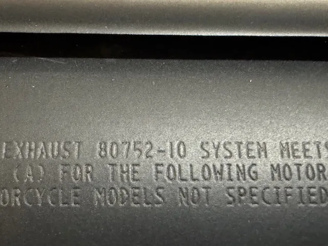 Uitlaatdempers Harley-Davidson Screamin Eagle Softail zwart (2007-2017) 80752-10