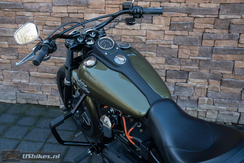 2017 Harley Davidson FXDB Dyna Street Bob 103 ABS Olive Gold
