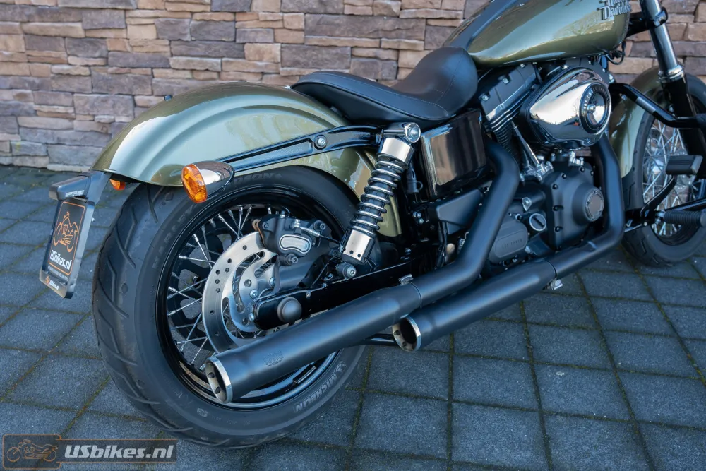 2017 Harley Davidson FXDB Dyna Street Bob 103 ABS Olive Gold