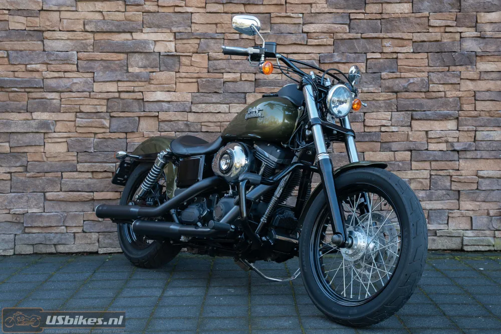 2017 Harley Davidson FXDB Dyna Street Bob 103 ABS Olive Gold