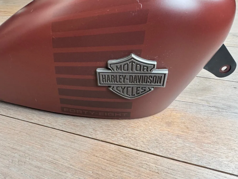 Benzinetank Harley-Davidson 48 Forty Eight Red Iron Denim XL1200X