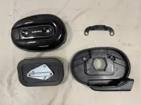 Luchtfilter behuizing Harley-Davidson Sportster 1200 ovaal zwart origineel incl. filterelement