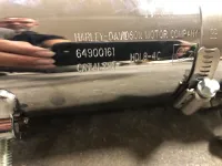 Uitlaatdempers Harley-Davidson Sportster Iron 883 chroom 64900161