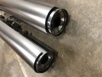 Uitlaatdempers Harley-Davidson M8 Softail Slim en Fat Boy satin (2018-2020) 64900460