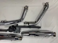 Uitlaatsysteem Harley-Davidson FLSTC Heritage Softail compleet zgan (2008-2017) 65682-07