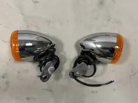 Knipperlichten voorzijde Harley-Davidson Softail M8 chroom incl. brackets (2018-up) 67800519