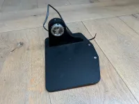 CPV kentekenplaathouder Softail M8 on axle zwart 