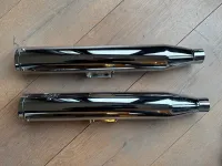 Vance & Hines Eliminator 300 chroom uitlaatdempers Softail M8