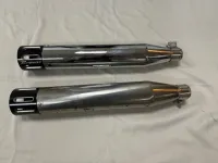 Rinehart uitlaatdempers 3,5" slip-on M8 softail (2018-up) 500-1200-SLOT