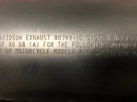 Uitlaatdempers Harley-Davidson Screamin Eagle slash cut zwart Dyna (2007-2017) 80792-10