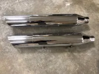 Uitlaatdempers Harley-Davidson Softail Slash Cut (2008-2017) 64727-08