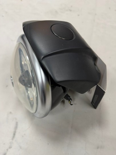Harley-Davidson Sportster Dyna koplamp met houder denim black satin rim compleet