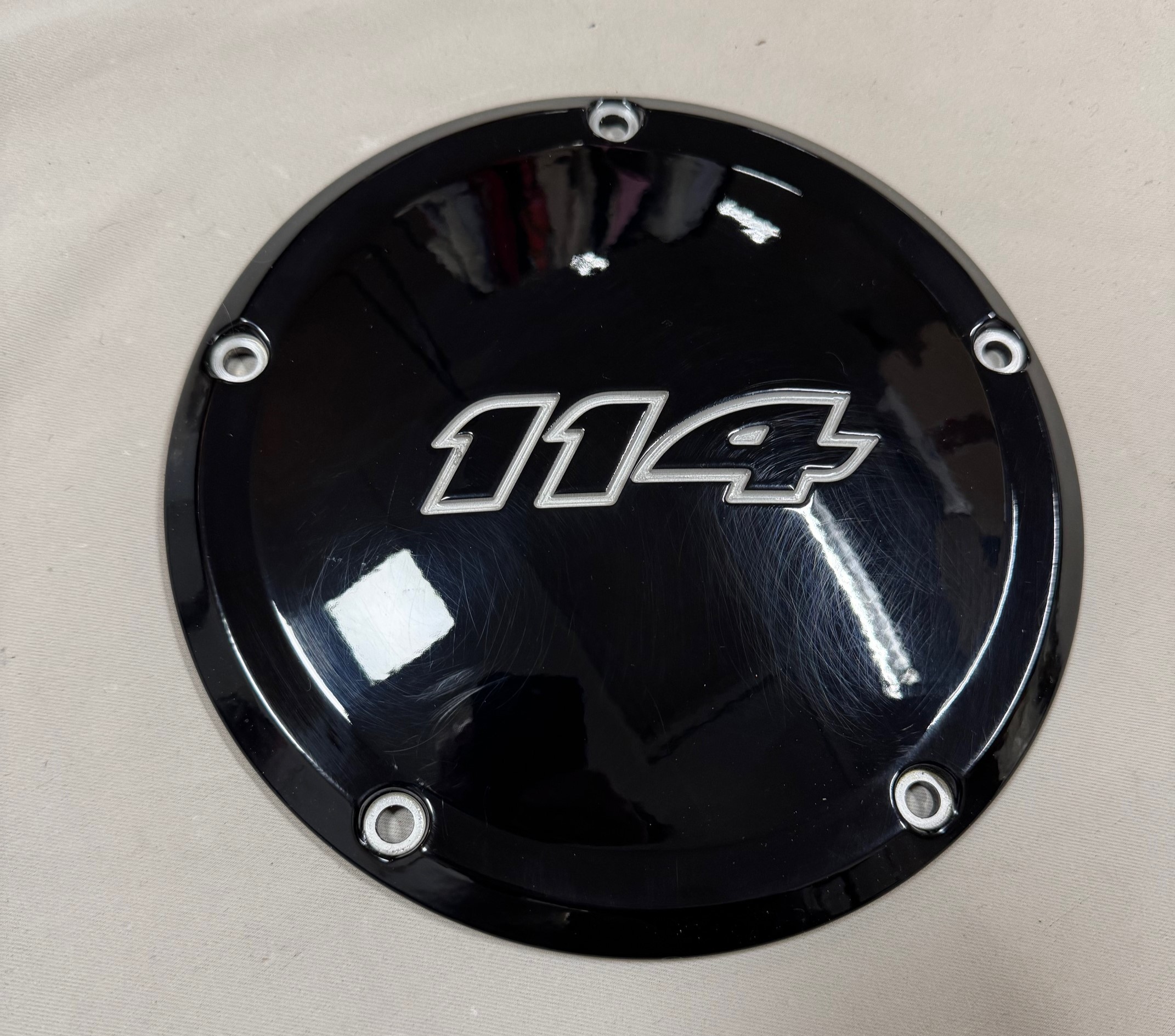 Harley-Davidson 5 Hole Touring 114 Gloss Black Derby Cover 25700389