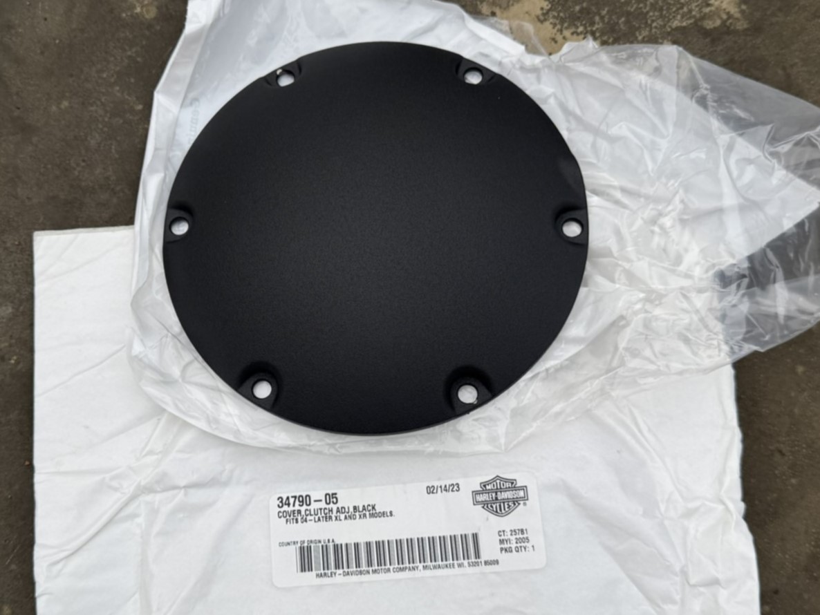 Harley-Davidson Derby Cover Sportster XL black (2004-up) 34790-05
