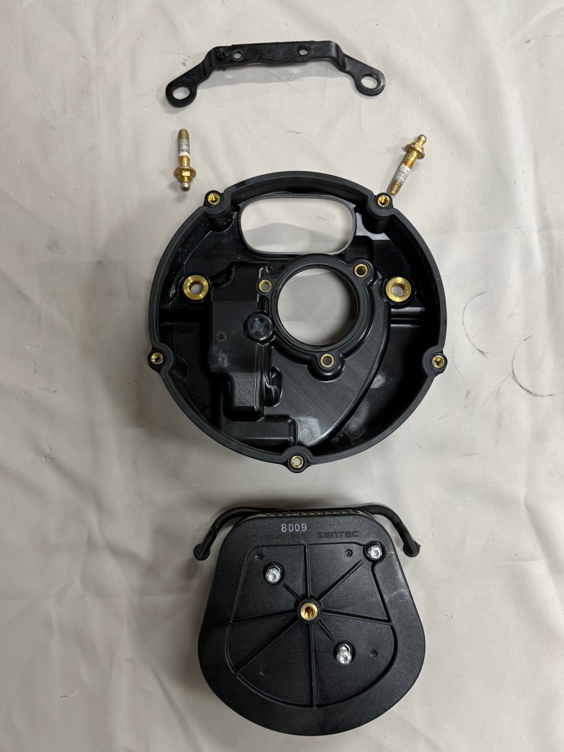 Harley-Davidson Luchtfilterhuis achter 107 M8 incl. filterelement zgan