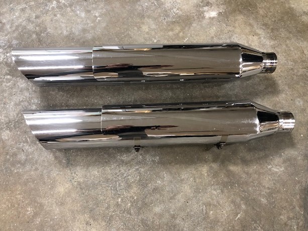 Uitlaatdempers Harley-Davidson Softail Slash Cut (2008-2017) 64727-08