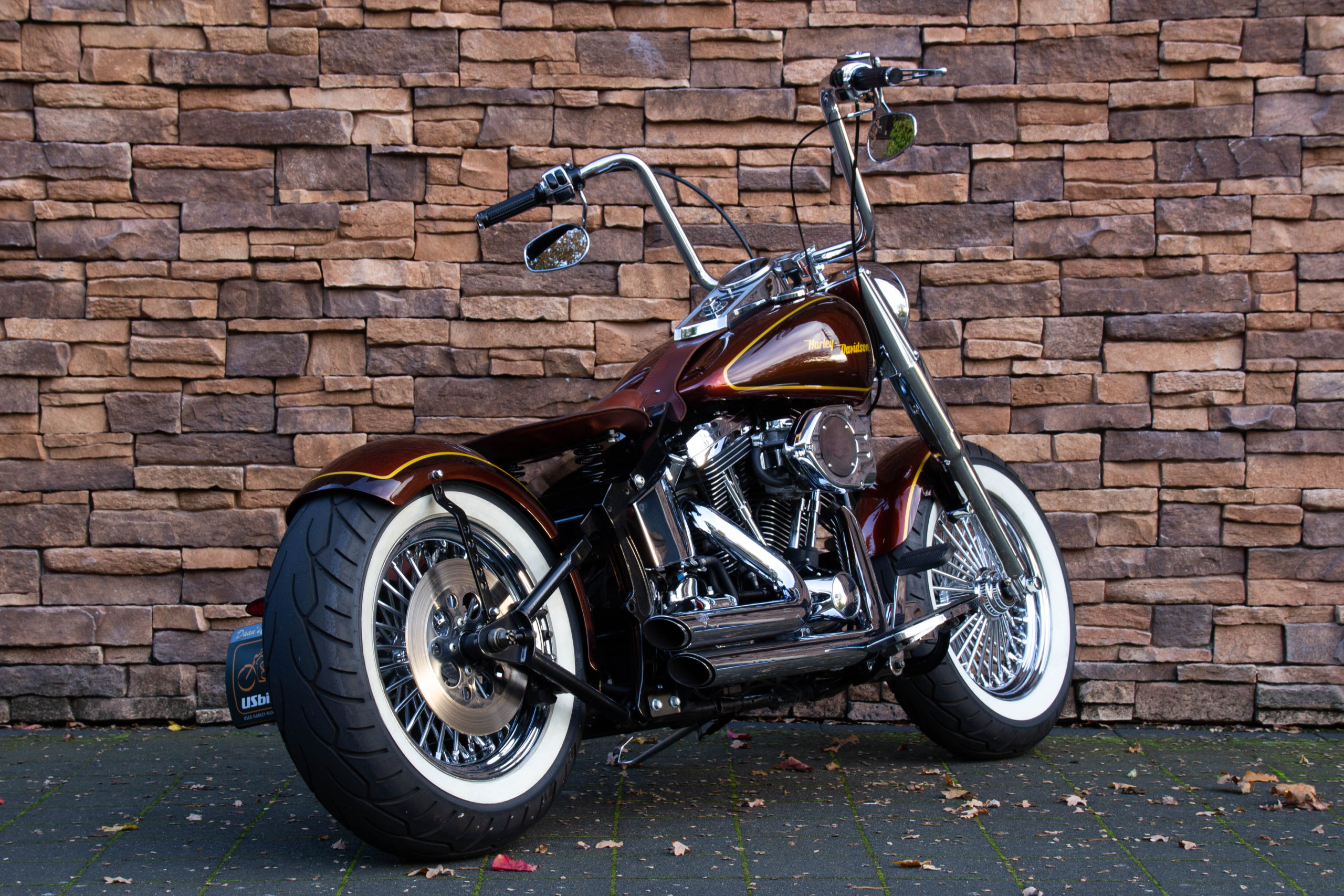 1997 Harley-Davidson Fat Boy Softail FLSTF Bobber-style Evo II - USbikes