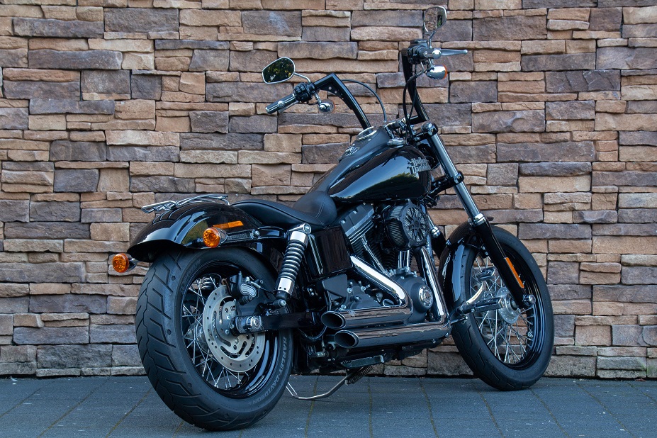 2015 Harley-Davidson FXDB Dyna Street Bob 103 Vance Hines vivid black RA